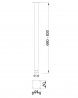 MILADESIGN Noga stołowa G5 ST407 antracyt