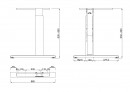 MILADESIGN stelaż regulowany skrajny G3 ST227R antracyt