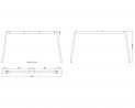 MILADESIGN stelaż Mobilar M6314–S srebrny
