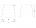 MILADESIGN stelaż Mobilar M6308–S srebrny