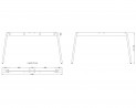 MILADESIGN stelaż Mobilar M6314E–S srebrny
