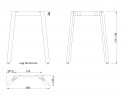 MILADESIGN stelaż biurka Mobilar M5406T–SL srebrny