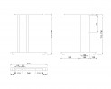 MILADESIGN Stelaż G2 ST201E srebrny