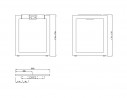 MILADESIGN stelaż Quark Q7206-Z srebrny