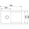 FRANKE Zlewozmywak OID 611-78 czarny