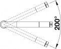 BLANCO 518435 bateria VONDA stal nierdzewna szczotkowana