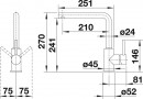 BLANCO 519414 bateria MILA chrom