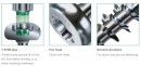 SPAX wkręt  4x15 główka półkulista TSX,W,4C,