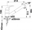 BLANCO 517732 bateria DARAS-S antracyt silgranit-look