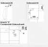 BLANCO 514486 zlewozmywak PANOR 60 jedwabiście  biały bez korka ceramika