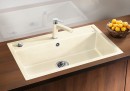 BLANCO 518853 zlewozmywak DALAGO 8-F szarość skały z korkiem SILGRANIT PuraDur