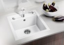 BLANCO 517169 zlewozmywak DALAGO 45-F biały z korkiem SILGRANIT PuraDur