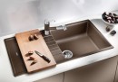 BLANCO 517577 zlewozmywak ZIA XL 6 S kawowy bez korka SILGRANIT PuraDur