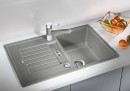 BLANCO 514718 zlewozmywak ZIA 45 S biały z korkiem automat. SILGRANIT PuraDur