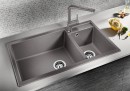 BLANCO 515050 zlewozmywak METRA 9 kawowy bez korka SILGRANIT PuraDur