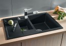 BLANCO 515044 zlewozmywak METRA 6 S Compact kawowy z korkiem SILGRANIT PuraDur