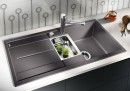 BLANCO 518877 zlewozmywak METRA 6 S szarość skały z korkiem SILGRANIT PuraDur