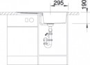 BLANCO 513037 zlewozmywak METRA 5 S biały z korkiem SILGRANIT PuraDur
