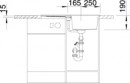BLANCO 513194 zlewozmywak METRA 45 S antracyt bez korka SILGRANIT PuraDur
