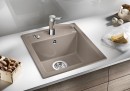 BLANCO 517165 zlewozmywak DALAGO 45 kawowy z korkiem SILGRANIT PuraDur