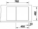 BLANCO 513441 zlewozmywak TIPO 45 S Compact stal nierdz. połysk bez korka