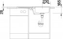 BLANCO 513310 zlewozmywak RONDOSET 3 1" stal szczotkowana bez korka automat.