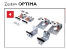 SEVROLL 10192-SV Optima II zestaw okuć (dwa skrzydła drzwiowe)