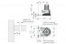IF-noga regulowana  Integrato G 25 mm metalowa