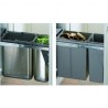 HETTICH 49477 BIN.IT DUO I kosz na śmieci, stal nierdzewna