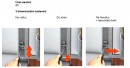 BLUM 91K9550 do zabudowanej lodówki wkręt