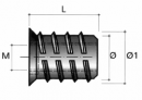 Mufa wkręcana z kołnierzem BU01 M6x13 mm