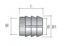 Kołek plastikowy BU11 M4/10mm