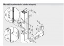 BLUM 72T550A.TL zawias nakładany 120°, Tip-On, alu, wkręt