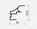 SEVROLL 02718 Comfort 16 II rączka 2,7m srebrny