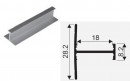 SEVROLL 00199 listwa łącząca H08/18 3m srebrna