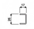 SEVROLL 222615 Wilson wspornik 2108mm srebrny