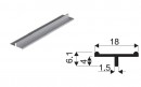 SEVROLL 00691 listwa łącząca T04 3m srebrny