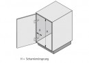 HETTICH 49087 PORTERO 3 szuflada pod zlew