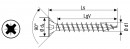 SPAX wkręt 4x35 główka stożkowa PZ, W, 4C MH