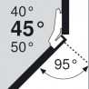 BLUM 79A9658.T kątowy typ I wkręt 45/95°