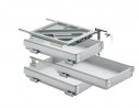 HETTICH 20711 kontener komplet 530/392 aluminium