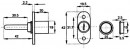 SISO 1018 Zamek centralny nikiel