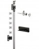HETTICH 51500 MULTITECH drążek do zamykania z 5 bolcami