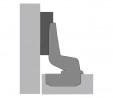 HETTICH 1078665 Zawias Slide-on 2333 T43 wciskany