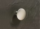 HETTICH 115312 gałka ISSA d40 mm imitacja stali nierdzewnej