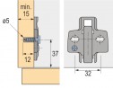 HETTICH 9071655 Prowadnik 8099 z mimośrodem D=0 kolek 5mm