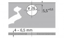 HETTICH 72960 INTERMAT 9904 T1/26 K1, nakładany