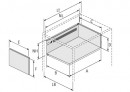 HETTICH 9127912/50060 MULTITECH 150/450 mm szary