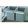 HETTICH 49473 BIN.IT DUO II - 400 mm kosz na śmieci czarny