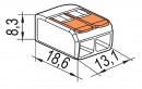 Wago zatrzask 2x2,5mm